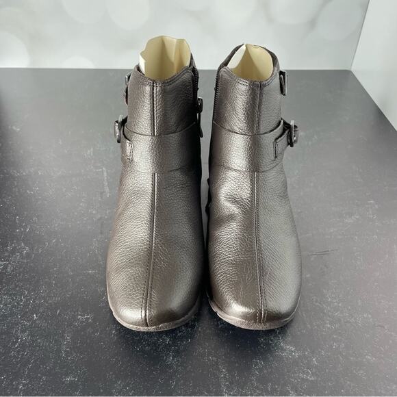 EASY SPIRIT Women’s Aurelia Booties Dark Brown Sz 5.5 - Picture 3 of 7